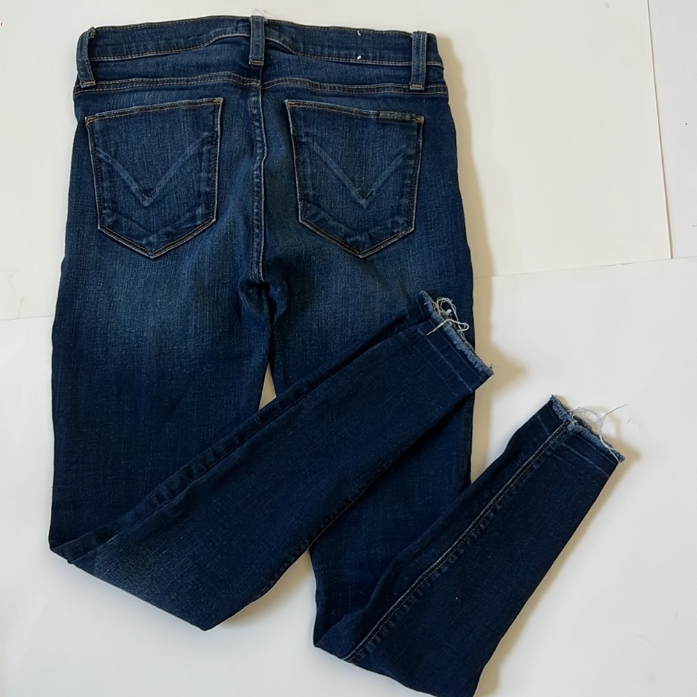Hudson Krista ankle super skinny with raw hem Jeans Size 25  # 107906